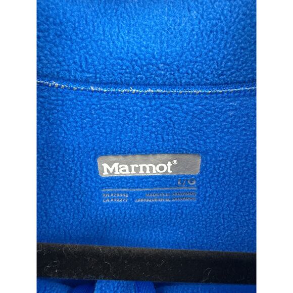 Marmot Blue Athletic quarter zip pullover sweatshirt Size large - Picture 3 of 5